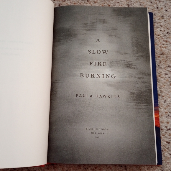 A Slow Fire Burning by Paula Hawkins Book - Picture 6 of 8